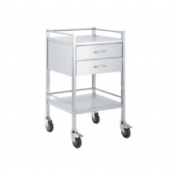 Trolley Stainless Steel-2 drawer