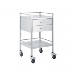 Trolley Stainless Steel-2 drawer